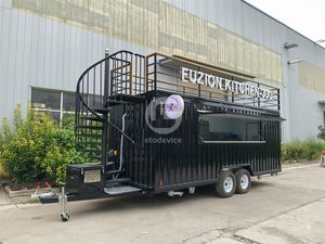 Remorque alimentaire mobile multifonctionnelle pour café de rue Usa Stander Équipement complet Remorque alimentaire mobile - Product Image 6