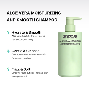 Shampooing Naturel Végétalien Réparateur pour Cheveux Bouclés à l'Eau de Riz Hydratant Nourrissant à l'Aloe Vera Anti-Démangeaisons Anti-Chute Marque Privée OEM - Product Image 2