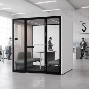 Cabina Telefónica Insonorizada Moderna con Cubierta Suave 2026 Comine, Cabina de Música, Cabina Vocal <span class=keywords><strong>para</strong></span> Uso en Almacenes y Hoteles - Product Image 6