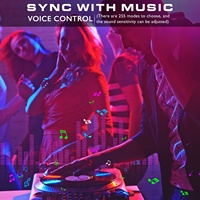 Barre de lumière murale LED RGBW avec contrôle vocal et DMX via application, gradation et changement de couleur pour éclairage de scène, DJ et fêtes