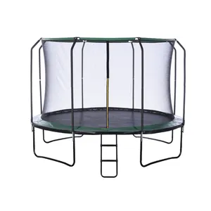 Zoshine 6FT 8FT 10FT 12FT 14FT Big Round Trampoline with Enclosure Net Easy to Assemble Kids Outdoor Trampoline