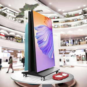 Gob Double Sided P1.5/P1.8/P2.5 Portable Digital Full Color LED Poster Display <b>Screen</b> SDK OEM Outdoor Retail Shopping Subway - Product Image 3