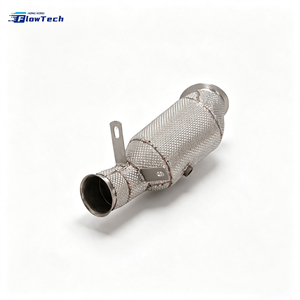 Kit de tuyau d'échappement en acier inoxydable 304 pour BMW F87 M2 F10 535i F22 M235i N55 3.0T, échappement haute performance avec bouclier thermique - Product Image 5