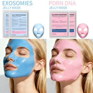 Masque en poudre de gelée pour le soin de la peau du visage OEM ODM ADN de saumon PDRN Blanchissant Biologique Rose Charbon Théier Collagène Masque facial - Product Image 1