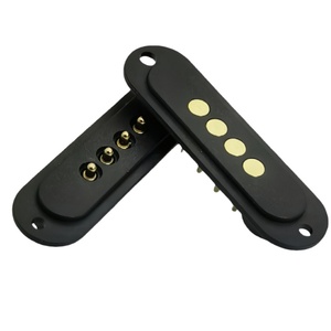 Puntos de contacto de hardware macho y hembra con resorte Señal de alimentación Conector magnético de 4 pines - Product Image 1