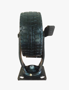 Roue à roulettes robuste et silencieuse, noyau en fonte avec frein <span class=keywords><strong>pour</strong></span> usage industriel - Product Image 5