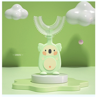 Brosse à dents en forme de U manuelle en silicone pour bébé Koala