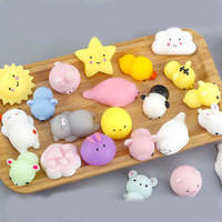 Knuffeldieren voor kinderen van 5 tot 7 jaar, stressverlichtende mini kawaii slow rising mochi knijp siliconen fidget toys