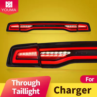 Feux arrière LED pour Dodge Charger 2011-2014, avec feux de jour (DRL), clignotants, feux de freinage et feux de recul – Accessoires automobiles