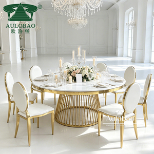 Wholesale Wedding <b>Table</b> and Chairs Stainless Steel Restaurant Dining <b>Table</b> - Product Image 3