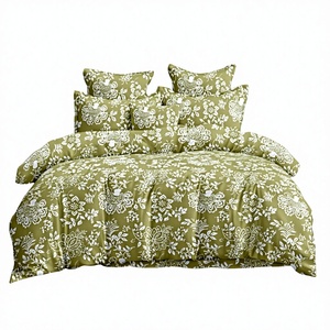 Parure de lit de luxe tissée moderne pour très grand lit avec drap-housse et taies d'oreiller, garnissage polyester, collection chambre d'hôtel - Product Image 1
