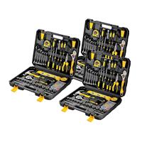 Kit d'Outils Complet Professionnel 108 Pièces, Boîte à Outils pour Maison, Métal, Menuiserie, Réparations Automobiles et Maintenance