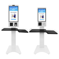 Kiosque de paiement en libre-service Sinmar 21,5 27 32 pouces RFID NFC pour supermarché, avec système Windows et Android