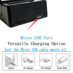Original Battery or LCD Charger for Lumix DMC-FS3 <strong>RICOH</strong> <strong>R10</strong> R6 R7 R8 DMW-BCE10E PLC Controller - Product Image 4