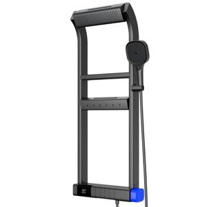 Ensemble de douche multifonctionnel pour salle de bain à domicile, écran numérique, étagère, pomme de douche pressurisée, eau chaude et froide, accessoires de salle de bain - Product Image 4