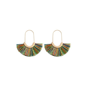 Mye1038 - ต่างหูทรงพัดแบบห่วง - Product Image 2