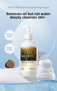 HEXFLU <span class=keywords><strong>Nettoyant</strong></span> moussant doux à l'aloe vera pour le <span class=keywords><strong>visage</strong></span>, produit de soin de la peau pour un nettoyage en profondeur, formule de nettoyage douce, adapté à tous les types de peau, 500 ml - Product Image 2