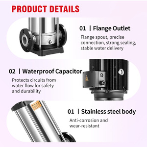 High Efficiency Vertical Multistage Centrifugal <b>Pumps</b> CDM High <b>Pump</b> for System - Product Image 2