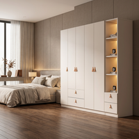 Armoire de chambre personnalisée multifonctionnelle, ensemble de meubles de chambre pour villa, penderie, placard, armadio, guardaroba