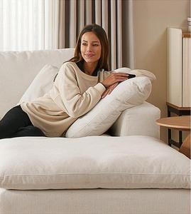 Canapé nuage en tissu français, meuble modulaire pour salon, avec lit en éponge pour appartement, hôtel ou villa - Product Image 6