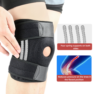 Genouillère articulée de sport réglable pour hommes, avec stabilisateurs, pour le soulagement de la douleur du ménisque - Product Image 6