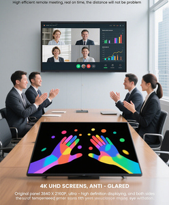 Wholesale 55/65/75/86/98 Inch QLED 4K Infrared Touch 20/40 Points Senses Intelligent Interactive Flat Panel Meeting Room - Product Image 3