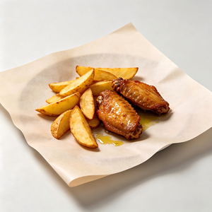 Papel para Hornear de Silicona Natural Blanco para BBQ, 36GSM, Personalizable e Imprimible para Empacar Alimentos y Asar a la Parrilla - Product Image 5