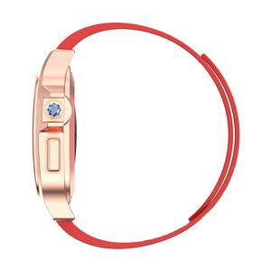 กล่องใส่นาฬิกาสแตนเลสสตีลหรูหราพร้อมฝาครอบนาฬิกาเพทายสำหรับ iWatch <span class=keywords><strong>Series</strong></span> <span class=keywords><strong>7</strong></span> <span class=keywords><strong>41mm</strong></span> - Product Image 3