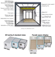 Maison Modulaire de Luxe en Conteneurs de 20 et 40 pieds, Démontable, Préfabriquée en Acier, pour Camping, Hôtels, Appartements, Boutiques – Concept Tiny House