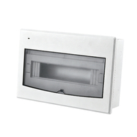 Boîtier de distribution entièrement en plastique, Boîtier de câblage intérieur, Boîtier électrique robuste clair et foncé, Boîtier d'interrupteur d'éclairage