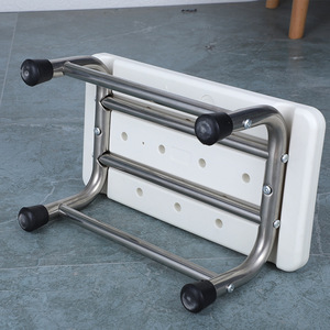 Stainless steel footstool for hospital operating rooms, stackable <b>step</b> footstool, thickened, non-slip, double-layered mat - Product Image 2