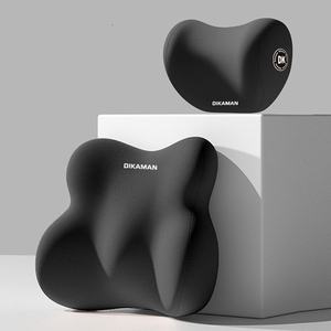 Sport de luxe Ventilation douce appui-tête de <span class=keywords><strong>voiture</strong></span> soutien lombaire ensemble de Massage femmes 2 pièces coupe universelle coussin de taille coloré - Product Image 3