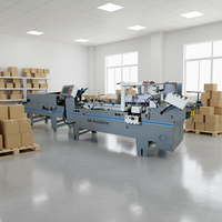 Máquina automática para fabricar cajas corrugadas 3A 800A-2 para cajas rectas de cartón corrugado tipo E
