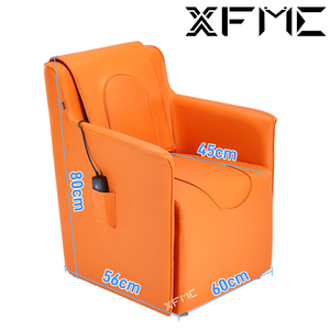 XFMC fauteuils en cuir italien multi-usages salon dossier électrique siège Vibration Massage loisirs chaise de barbier pour Salon - Product Image 2