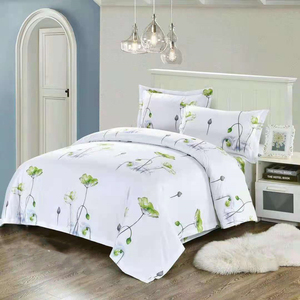 Set biancheria da letto 100% cotone biancheria da letto in cotone Set copripiumino confortevole e morbido - Product Image 3