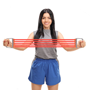 Corda per Trazioni, Banda di Resistenza con Maniglia, Espansore per <span class=keywords><strong>Petto</strong></span> per Palestra Domestica, Viaggi e Fitness all'Aperto - Product Image 5