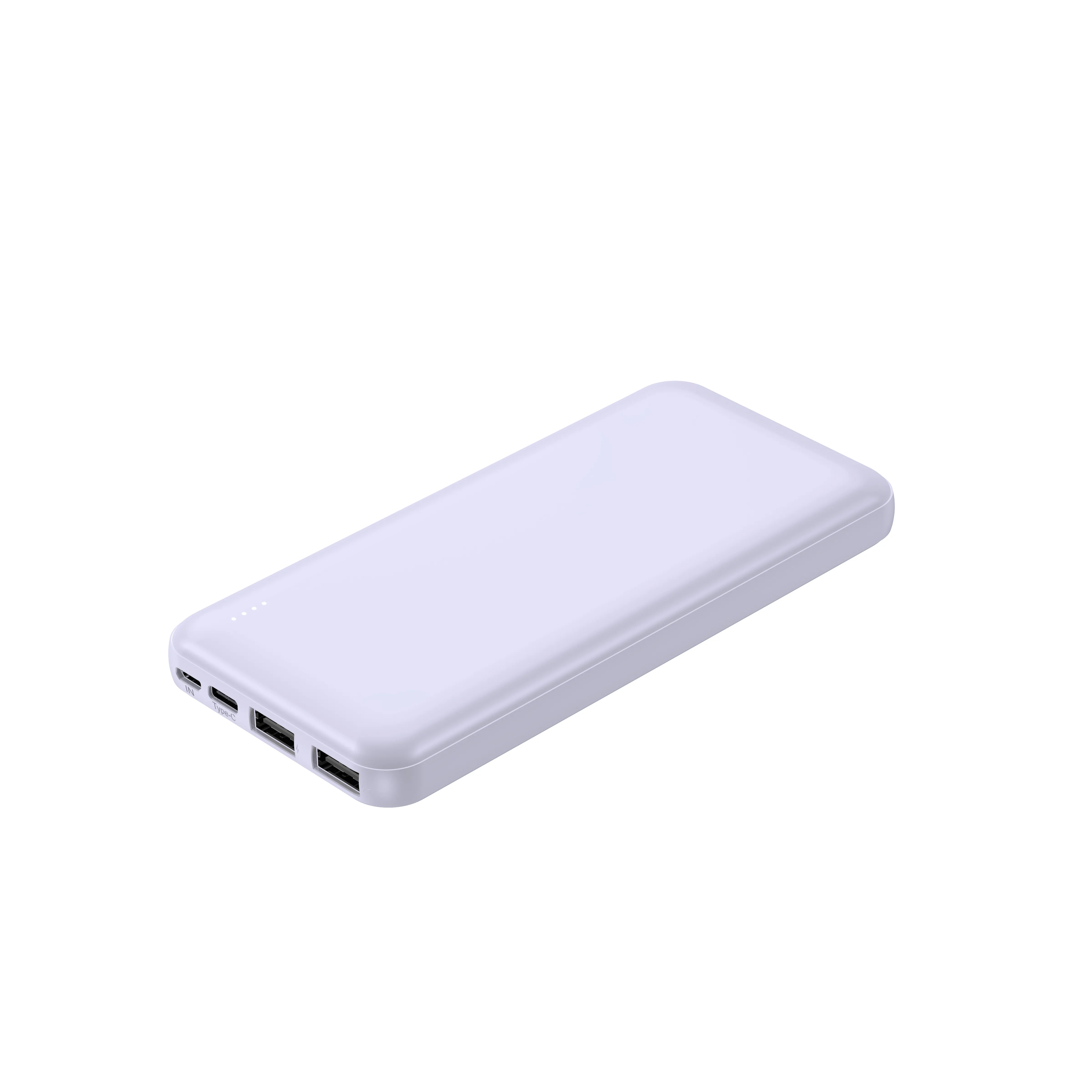 Quà Tặng Khuyến Mãi Bộ Pin Li Polymer Logo Tùy Chỉnh Bộ Sạc Dự Phòng USB Kép Thông Dụng CE RoHs 10000Mah Cho Điện Thoại Di Động