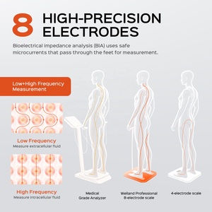 Bilancia Professionale Intelligente con 8 Elettrodi, Doppia Frequenza, BIA, Correlata a DEXA, Analizzatore di Composizione Corporea Segmentale di Grado Clinico - Product Image 4