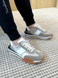 Baskets décontractées européennes de haute qualité pour hommes Tom Designer, à semelle épaisse, à lacets, avec rehaussement et amorti - Product Image 4