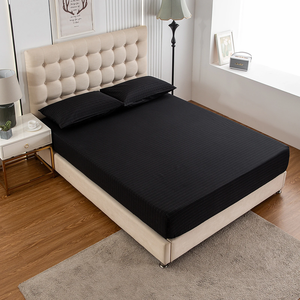 Sábana de cama de fibra de plata 5% negra al por mayor, técnica tejida, nueva alfombrilla de puesta a tierra ajustable con cable de puesta a tierra, <span class=keywords><strong>sábanas</strong></span> inferiores ajustadas negras - Product Image 3