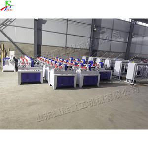 Máquina de palo de madera redonda de potencia total de 12,47 kW para procesar barras irregulares de madera Máquina de espiga de madera de operación flexible - Product Image 5