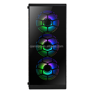 Bảng điều khiển phía trước chơi game PC trường hợp 192-1 tủ CPU máy tính để bàn chất lượng cao Tempered Glass CE cổ ABS + Tempered Glass ATX giữa tháp - Product Image 3