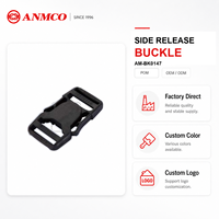 Pièces de collier pour kit de quincaillerie avec boucle à dégagement latéral incurvée en POM et ensemble de fermeture par sangle ANMCO – Approvisionnement en gros