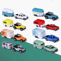 Jinying Vente en gros Ensemble de 8 modèles de voitures jouets en alliage à inertie à rétrofriction pour enfants, collection, jeu, cadeau, divertissement en extérieur