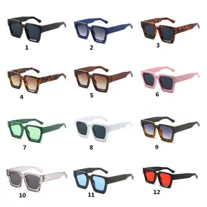 Óculos de sol de luxo para homens e mulheres, óculos de sol de acetato quadrados com logotipo tr90, óculos de sol personalizados para homens e mulheres, moda por atacado