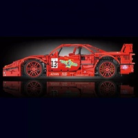 Mould King 13095 Kits de Voitures de Course Technologiques et Modèles d'Ingénierie MOC, Voiture de Sport de Collection, Cadeau pour Adultes, Ensembles de Blocs de Construction