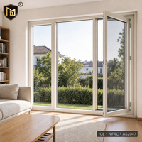 Fenêtre à battant à rupture de pont thermique JUNYAO, double vitrage insonorisé, conforme aux normes AS2047 CE NFRC pour la maison