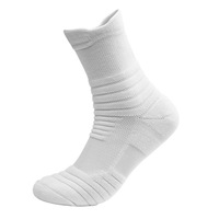 Chaussettes de sport athlétiques à cheville pour hommes et femmes, avec coussinets, soutien de la voûte plantaire, anti-ampoules, respirantes, pour le basketball, la course et l'entraînement