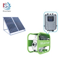 Pompe solaire de surface 750W avec panneau pompe à eau de surface 72V 2 pouces moteur sans balai pompe de surpression centrifuge solaire pour l'agriculture