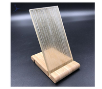 Verre décoratif filaire en maille de soie stratifiée de décoration de sécurité trempé clair de 10mm